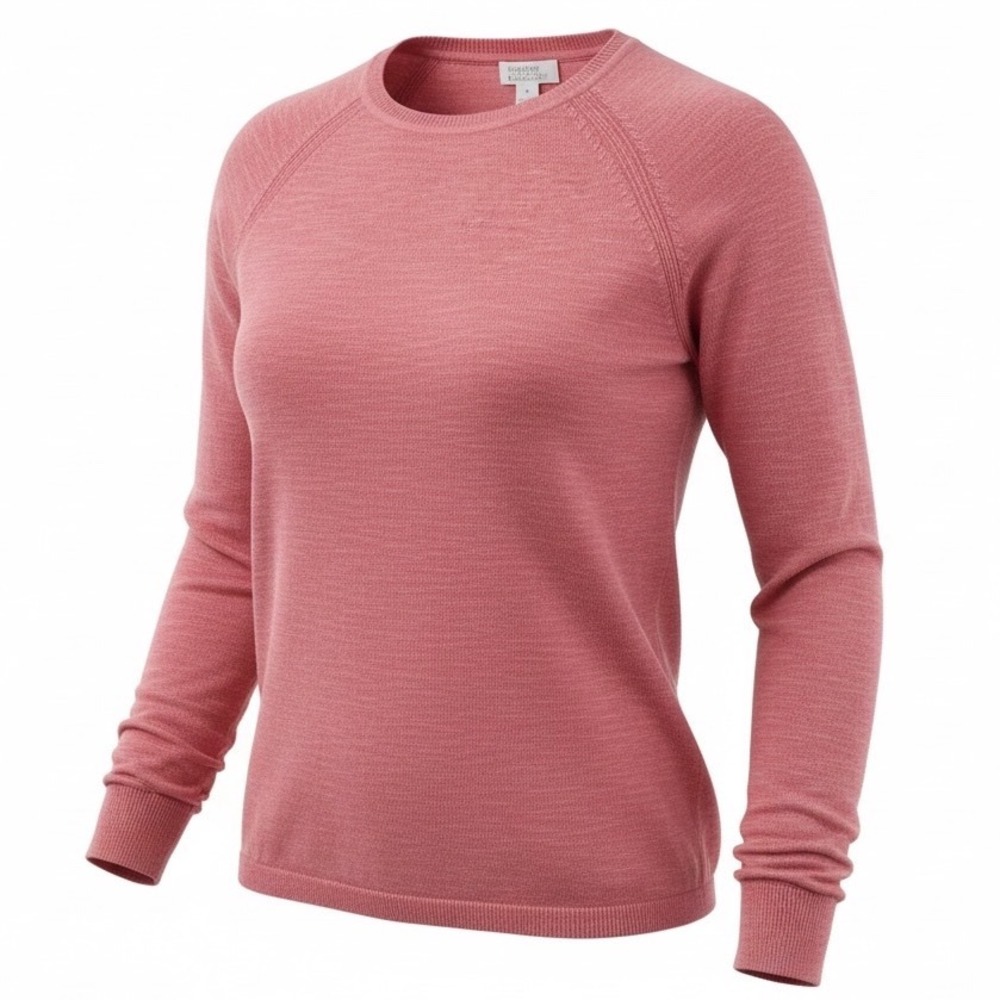 Market & Spruce Women XS Pink Raglan Lightweight Knit Sweater stitch fix minimal